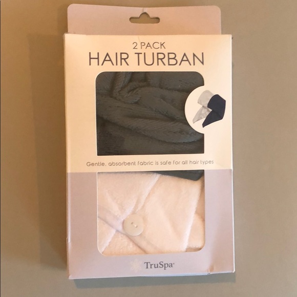 2 Pack Hair Turban New